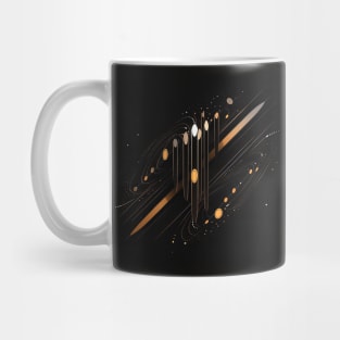 Minimalistic Geometric Illustration Mug
